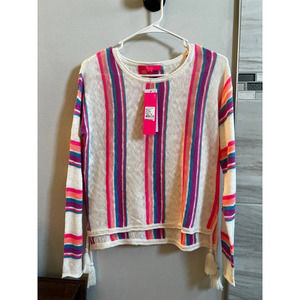 NWT!! Lilly Pulitzer Rozalia Stripe Cotton Sweater